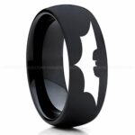 Batman Ring, Batman Wedding Band, Batman Wedding Ring, Batman Jewelry