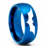 Batman Ring, Batman Wedding Band, Batman Wedding Ring, Batman Jewelry