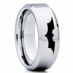 Batman Ring, Batman Wedding Band, Batman Wedding Ring, Batman Jewelry