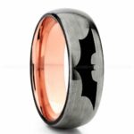 Batman Ring, Batman Wedding Band, Batman Wedding Ring, Batman Jewelry