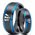 Bengals Ring, Bengals Wedding Band, Bengals Wedding Ring, Bengals Jewelry