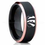 Bengals Ring, Bengals Wedding Band, Bengals Wedding Ring, Bengals Jewelry