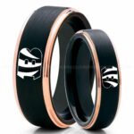 Bengals Ring, Bengals Wedding Band, Bengals Wedding Ring, Bengals Jewelry - Image 3