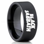 Black Sabbath Ring, Black Sabbath Wedding Band, Black Sabbath Wedding Ring, Black Sabbath Jewelry
