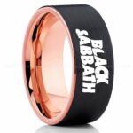 Black Sabbath Ring, Black Sabbath Wedding Band, Black Sabbath Wedding Ring, Black Sabbath Jewelry