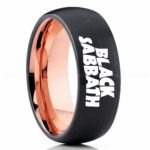 Black Sabbath Ring, Black Sabbath Wedding Band, Black Sabbath Wedding Ring, Black Sabbath Jewelry