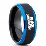 Black Sabbath Ring, Black Sabbath Wedding Band, Black Sabbath Wedding Ring, Black Sabbath Jewelry