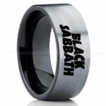 Black Sabbath Ring, Black Sabbath Wedding Band, Black Sabbath Wedding Ring, Black Sabbath Jewelry