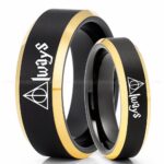 Deathly Hallows Ring, Deathly Hallows Wedding Ring, Harry Potter Wedding Ring, Deathly Hallows Wedding Band, Harry Potter Jewelry