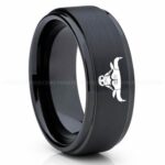 Bulls Ring, Bulls Wedding Band, Bulls Wedding Ring, Basketball Jewelry