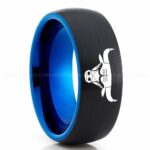 Bulls Ring, Bulls Wedding Band, Bulls Wedding Ring, Basketball Jewelry