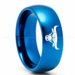 Bulls Ring, Bulls Wedding Band, Bulls Wedding Ring, Basketball Jewelry
