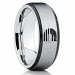 Cummins Ring, Engine Ring, Trucker Ring, Cummins Wedding Band, Cummins Wedding Ring