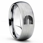 Cummins Ring, Engine Ring, Trucker Ring, Cummins Wedding Band, Cummins Wedding Ring