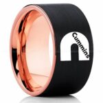 Cummins Ring, Engine Ring, Trucker Ring, Cummins Wedding Band, Cummins Wedding Ring