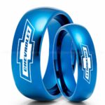 Chevy Ring, Chevrolet Ring, Chevy Bowtie Ring, Auto Racing Ring, Chevy Wedding Band, Chevrolet Wedding Ring