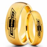 Chevy Ring, Chevrolet Ring, Chevy Bowtie Ring, Auto Racing Ring, Chevy Wedding Band, Chevrolet Wedding Ring