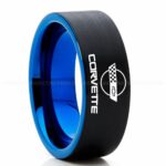 Corvette Ring, Chevy Ring, Chevrolet Ring, Chevrolet Corvette Ring, Auto Racing Ring, Chevy Wedding Band, Chevrolet Wedding Ring