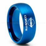Corvette Ring, Chevy Ring, Chevrolet Ring, Chevrolet Corvette Ring, Auto Racing Ring, Chevy Wedding Band, Chevrolet Wedding Ring