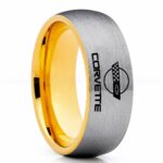 Corvette Ring, Chevy Ring, Chevrolet Ring, Chevrolet Corvette Ring, Auto Racing Ring, Chevy Wedding Band, Chevrolet Wedding Ring