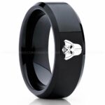Darth Vader Ring, Darth Vader Ring, Darth Vader Wedding Band, Darth Vader Wedding Ring