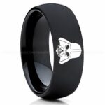Darth Vader Ring, Darth Vader Ring, Darth Vader Wedding Band, Darth Vader Wedding Ring