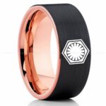 First Order Ring, Star Wars Ring, Star Wars Wedding Band, Star Wars Wedding Ring
