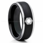 First Order Ring, Star Wars Ring, Star Wars Wedding Band, Star Wars Wedding Ring