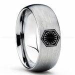 First Order Ring, Star Wars Ring, Star Wars Wedding Band, Star Wars Wedding Ring