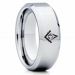 Freemason Ring, Masonic Ring, Freemason Wedding Band, Freemason Wedding Ring, Masonic Jewelry