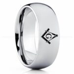 Freemason Ring, Masonic Ring, Freemason Wedding Band, Freemason Wedding Ring, Masonic Jewelry