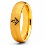 Freemason Ring, Masonic Ring, Freemason Wedding Band, Freemason Wedding Ring, Masonic Jewelry