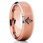 Freemason Ring, Masonic Ring, Freemason Wedding Band, Freemason Wedding Ring, Masonic Jewelry