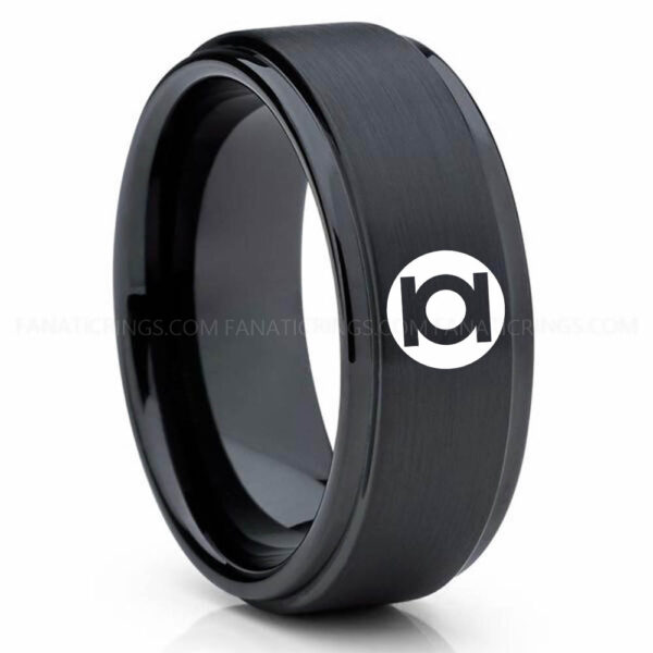 Green Lantern Ring, Green Lantern Wedding Band, Green Lantern Wedding Ring, Green Lantern Jewelry