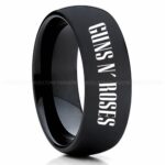 Guns N' Roses Ring, Guns N' Roses Wedding Band, Guns N' Roses Wedding Ring, Guns N' Roses Jewelry