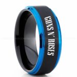 Guns N' Roses Ring, Guns N' Roses Wedding Band, Guns N' Roses Wedding Ring, Guns N' Roses Jewelry