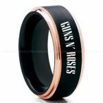 Guns N' Roses Ring, Guns N' Roses Wedding Band, Guns N' Roses Wedding Ring, Guns N' Roses Jewelry