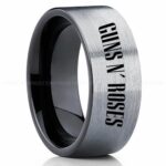 Guns N' Roses Ring, Guns N' Roses Wedding Band, Guns N' Roses Wedding Ring, Guns N' Roses Jewelry