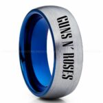 Guns N' Roses Ring, Guns N' Roses Wedding Band, Guns N' Roses Wedding Ring, Guns N' Roses Jewelry