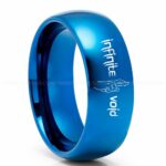 Jujutsu Kaisen Ring, Gojo's Infinite Void Ring, Jujutsu Kaisen Wedding Band, Jujutsu Kaisen Jewelry