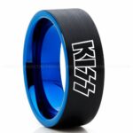 KISS Ring, KISS Wedding Band, KISS Wedding Ring, KISS Jewelry