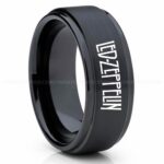 Led Zeppelin Ring, Led Zeppelin Wedding Band, Led Zeppelin Wedding Ring, Led Zeppelin Jewelry