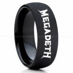 Megadeath Ring, Megadeath Wedding Band, Megadeath Wedding Ring, Heavy Metal Jewelry