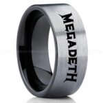 Megadeath Ring, Megadeath Wedding Band, Megadeath Wedding Ring, Heavy Metal Jewelry