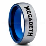 Megadeath Ring, Megadeath Wedding Band, Megadeath Wedding Ring, Heavy Metal Jewelry