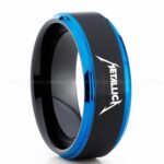Metallica Ring, Metallica Wedding Band, Metallica Wedding Ring, Metallica Jewelry