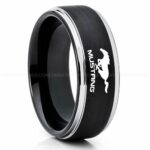 Mustang Ring, Ford Mustang Ring, Mustang Wedding Band, Mustang Wedding Ring, Ford Mustang Jewelry