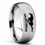 Mustang Ring, Ford Mustang Ring, Mustang Wedding Band, Mustang Wedding Ring, Ford Mustang Jewelry