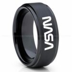 NASA Ring, NASA Wedding Band, NASA Wedding Ring, NASA Jewelry