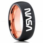 NASA Ring, NASA Wedding Band, NASA Wedding Ring, NASA Jewelry